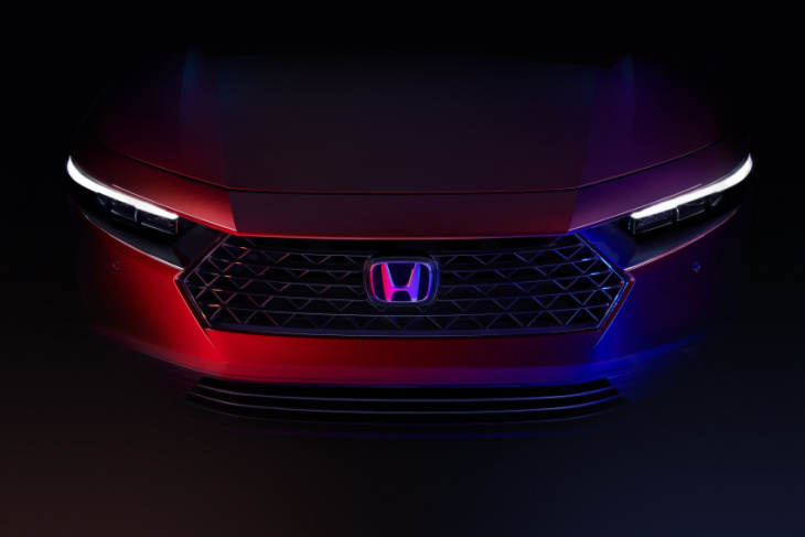 honda teases all-new 2023 accord; full reveal next month