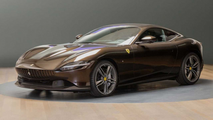 brown ferrari roma tailor made is an acquired taste