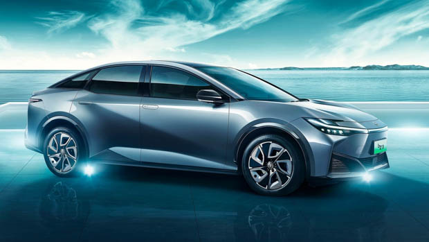 toyota bz3 sedan revealed with byd battery, china release only for now