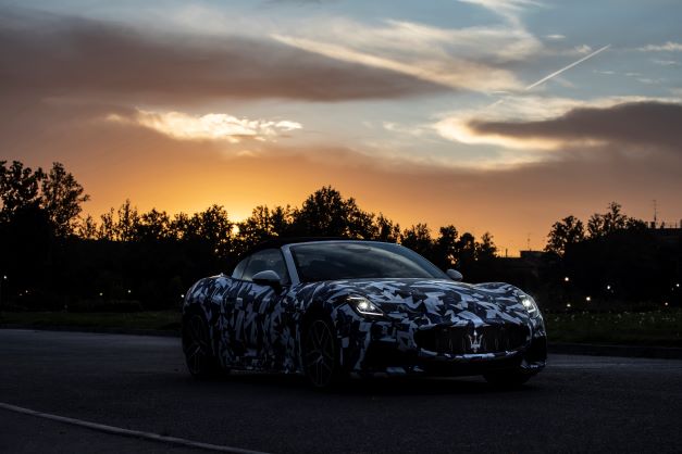 the first images of the new maserati grancabrio prototype