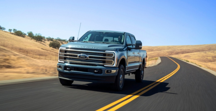 mic drop: ford’s new super duty diesel makes 1,200 lb-ft of torque and 500 hp