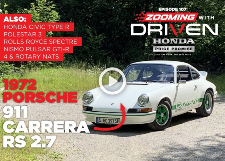watch: porsche 911 carrera rs 2.7 drive! zooming with driven ep107