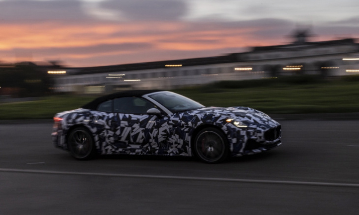 maserati releases first images of new grancabrio prototype