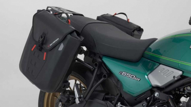 check out sw-motech’s new range of accessories for the kawasaki z650rs