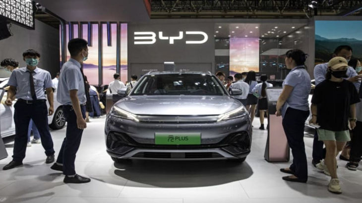 byd sold four times as many vehicles in china as tesla