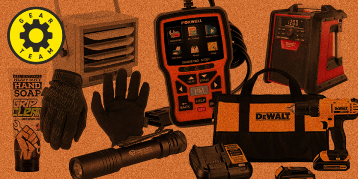 amazon, gift guide: tools and garage gear for the diyer