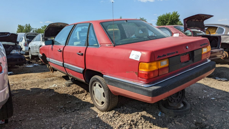 junkyard gem: 1987 audi 5000 s quattro sedan