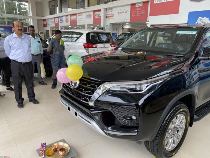 my 2022 toyota fortuner 4x4 diesel mt: purchase, pdi & delivery