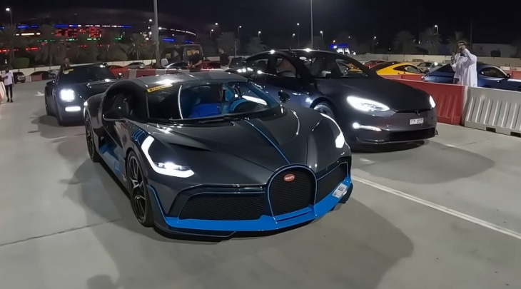 tesla model s plaid duels ice hypercar that’s 44x its price — and still wins