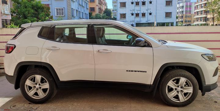 my 2022 jeep compass petrol at: observations after clocking 7000 kms