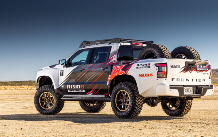 nissan reveals a v-8-powered frontier