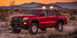this badass nissan frontier has the titan's 400-hp v-8