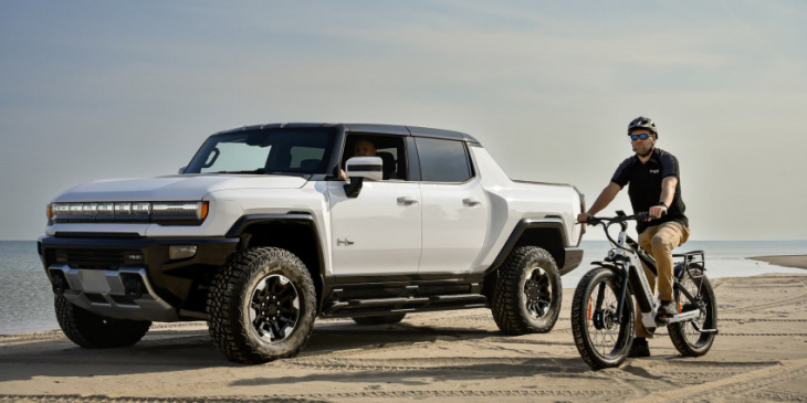 gmc announces hummer ev electric bike with all-wheel-drive to complement electric supertruck