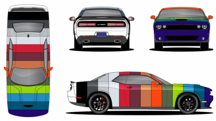 dodge wants you to taste the rainbow