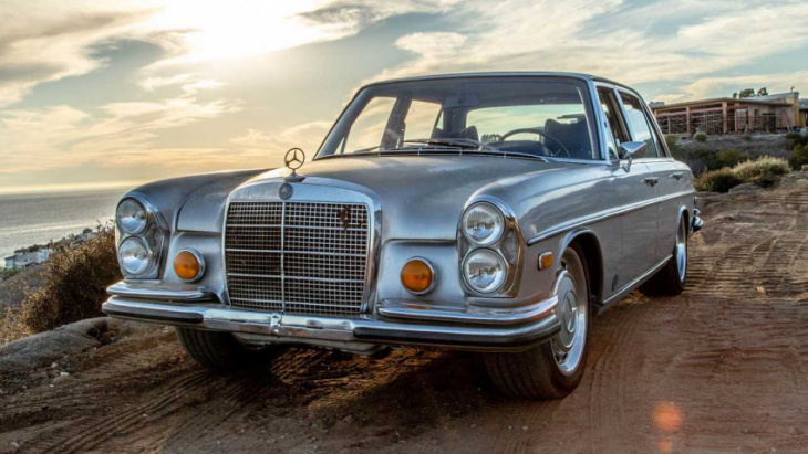 1971 mercedes 300 sel reborn as icon derelict with gm ls9 engine