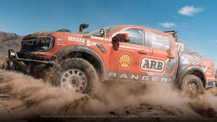 race-ready ford ranger raptor with snorkel unveiled for baja 1000