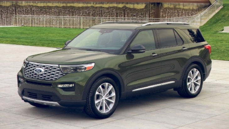 2023 ford explorer: check out its attractive color options