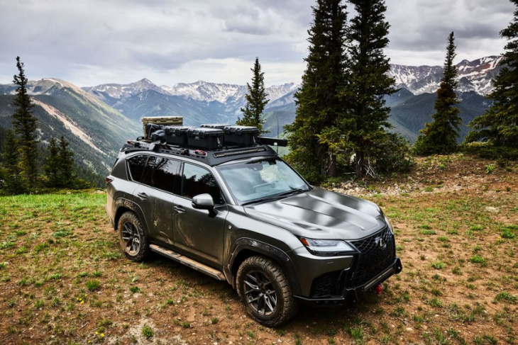 lexus brings overlanding suvs, a 600-hp is, and an electrified concept to sema