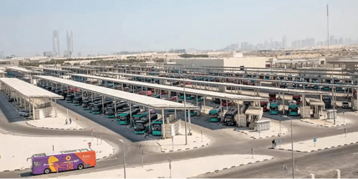 world’s largest bus depot inaugurated in qatar