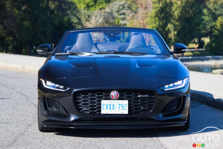 2022 jaguar f-type convertible review: out with the old, alas