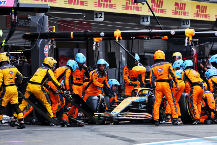 mclaren set new f1 record with recent pit regulations