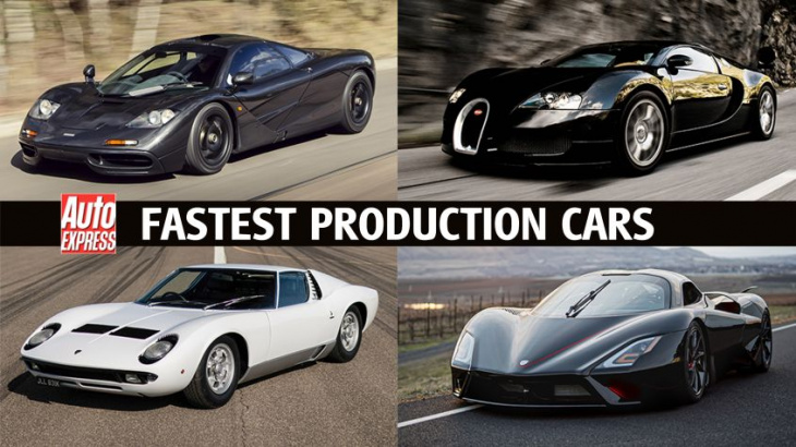 world's fastest production cars