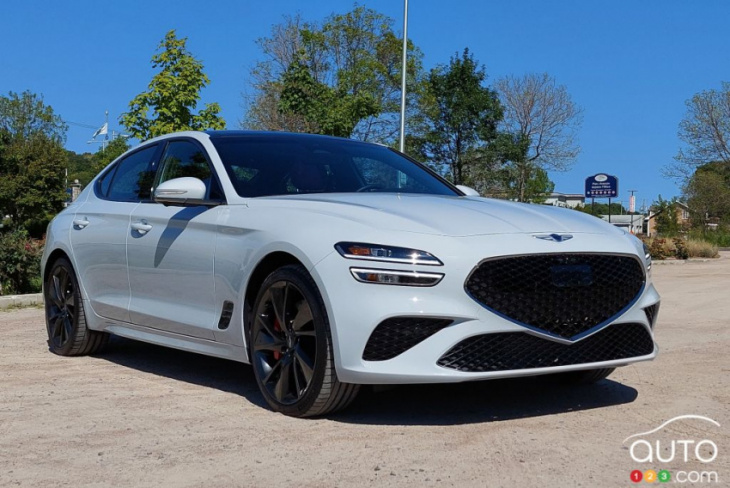 2022 genesis g70 review: when the porridge is just right