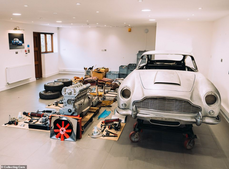 bond car in bits sells for £417k: bidding war between collectors sees the price of this dismantled 1964 aston martin db5 rise £100k in final hours of auction