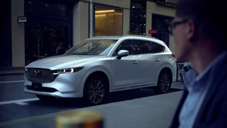 android, mazda cx-8 gains new face, more tech for 2023