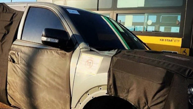kia dual-cab ute spotted testing, could be the hilux-rivalling workhorse australia is after