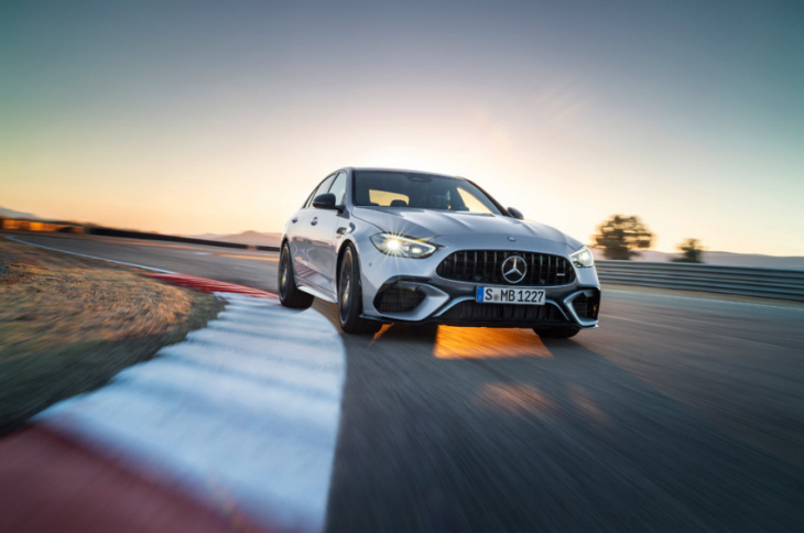 mercedes-amg c63 s e ditches v8 for plug-in hybrid power
