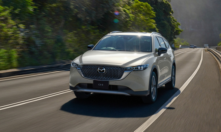 android, the mazda cx-8 receives a new (but familiar) face for 2023