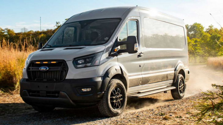 2023 ford transit trail is off-road, off-grid vehicle for van life crowd