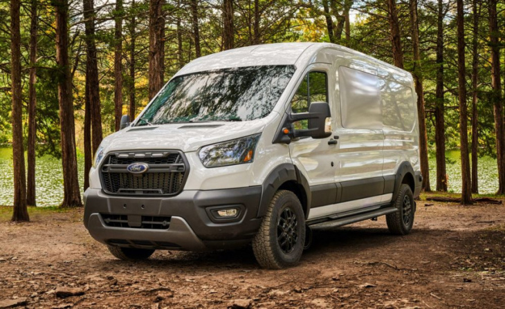 ford transit trail is the commercial van to upfit, then take off the grid
