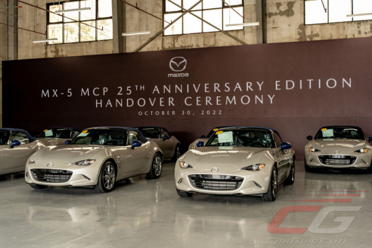 android, mazda ph turns over first batch of mx-5 miata club philippines 25th anniversary edition
