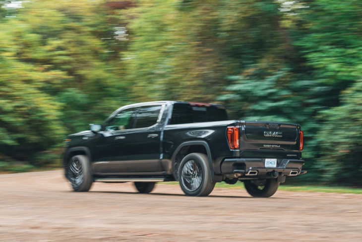 tested: 2022 gmc sierra denali ultimate pushes the boundaries for luxury pickups