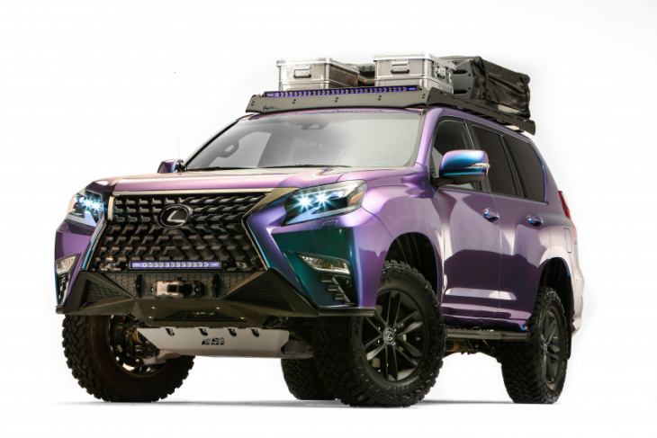 lexus brought 2 awesome and flashy overlanding concepts to sema