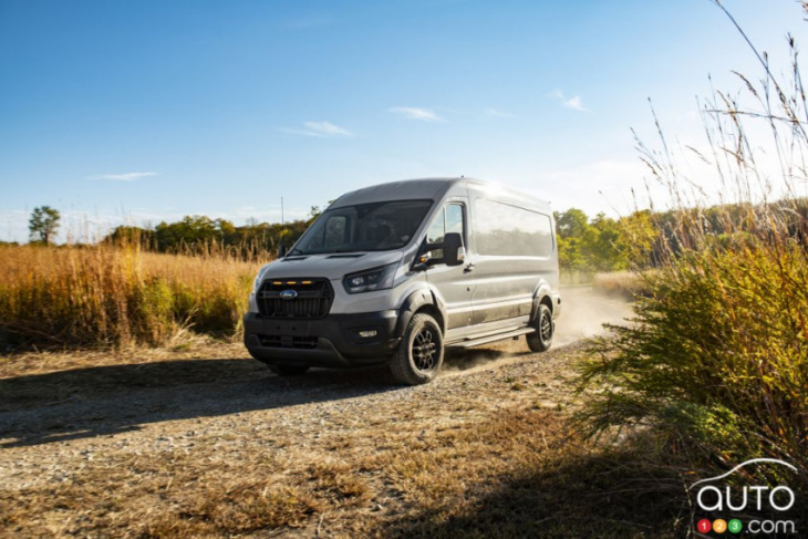 ford unveils the 2023 transit trail, a ready-to-go rv