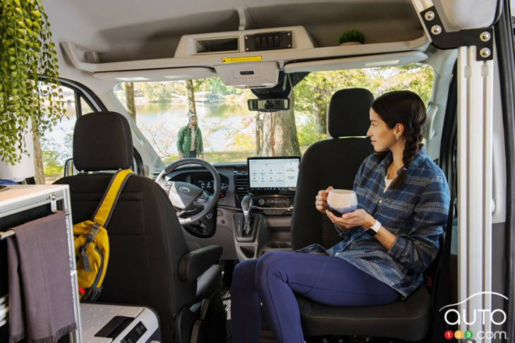 ford unveils the 2023 transit trail, a ready-to-go rv