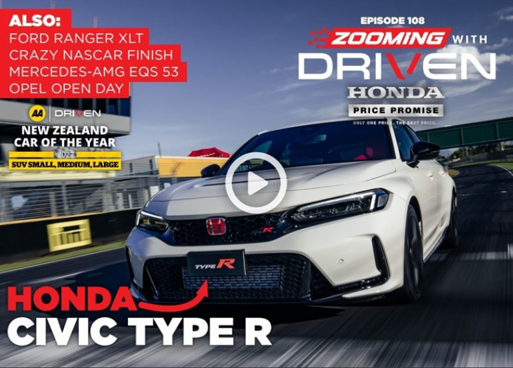 watch: we drive the honda civic type r! zooming with driven ep108