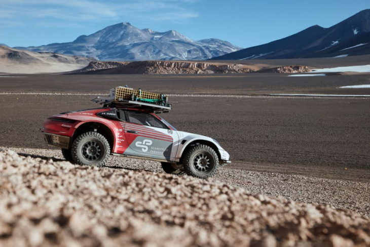 porsche's latest 'safari' car drove up a gotdang volcano