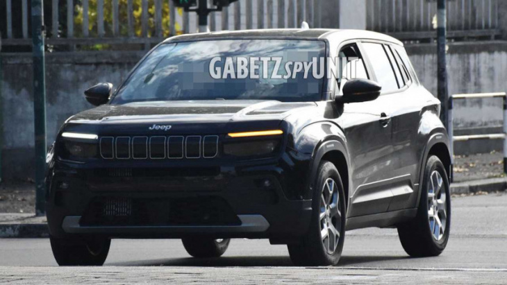jeep avenger spied testing with internal combustion engine