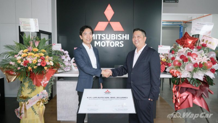 mitsubishi officially opens their 3s centre in kluang, 55 showrooms in total throughout malaysia