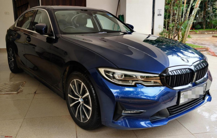 my bmw 330i sport: rear brake pads replacement costs me rs 23,000