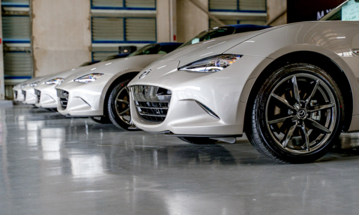 the 1st batch of mazda mx-5 mcp 25th anniversary edition units has been turned over