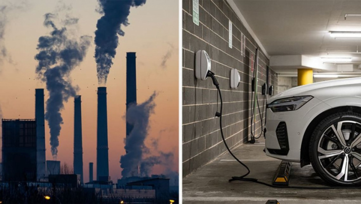 why evs are more energy efficient than combustion cars even if they're powered by coal