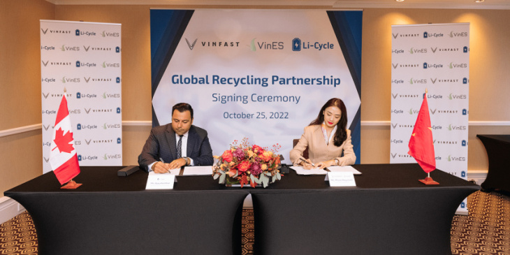 vingroup & li-cycle launch recycling partnership