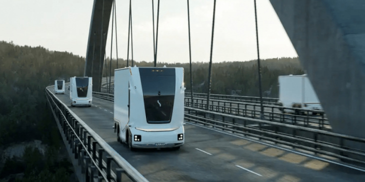 einride presents new autonomous electric truck and charging solution