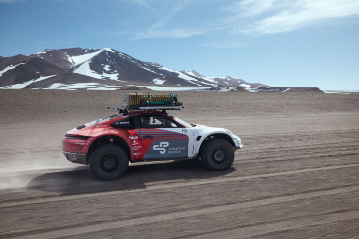 ultimate off-roader: porsche 911 tackles the world's tallest volcano