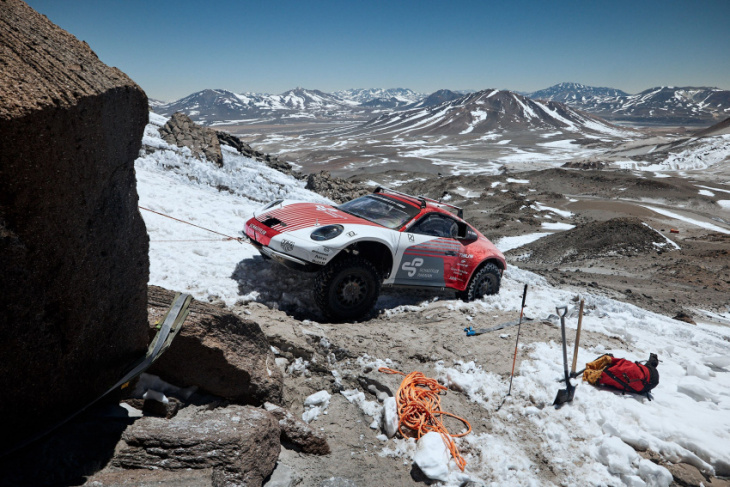porsche built a safari 911 concept to climb volcanoes